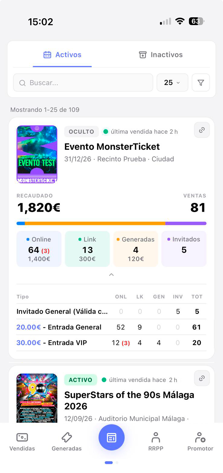 App MonsterTicket